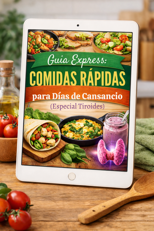 ✨ Guía Express: Comidas Rápidas para Días de Cansancio (Especial Tiroides)